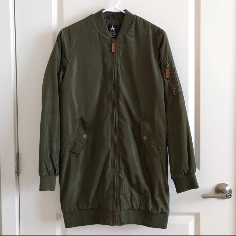 Atmosphere Long Bomber Jacket - image 3